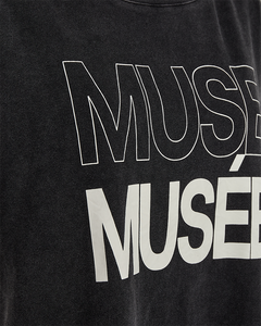 CMMUSE - LOGO TEE IN GRAU