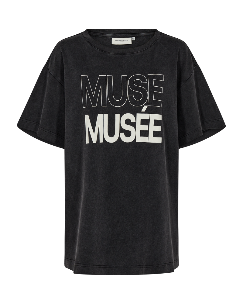 CMMUSE - LOGO TEE IN GRAU