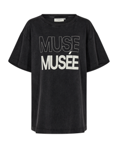 CMMUSE - LOGO TEE IN GRAU